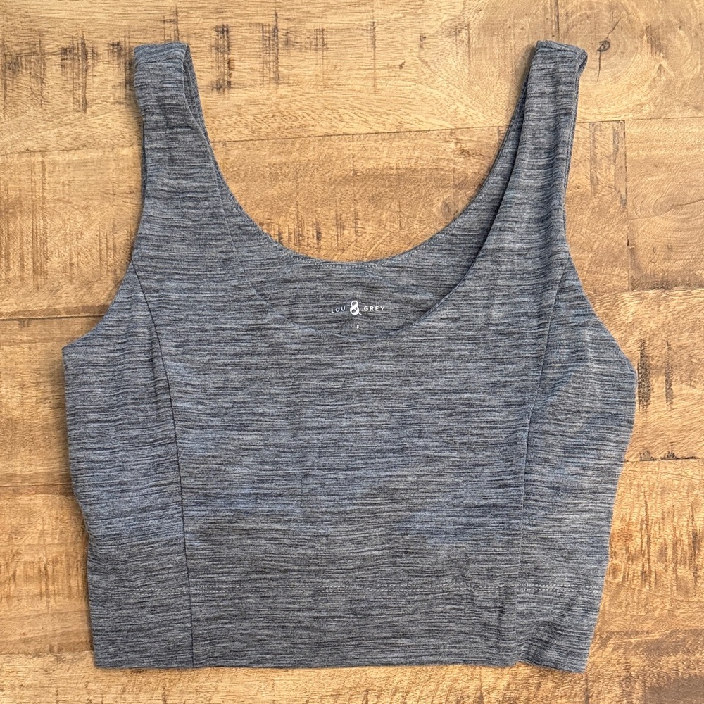 Lou & Grey Scoop Neck Tank Top size small